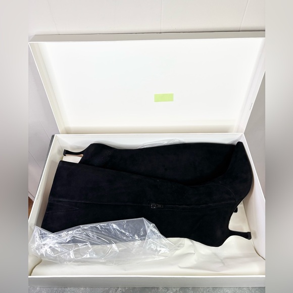 Tuckernuck black suede pointed toe Mira boots size 9 new heeled boots - Picture 5 of 11